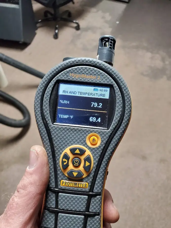 Moisture meter humidity assessment for Fire & Smoke Damage Restoration in North Auburn
